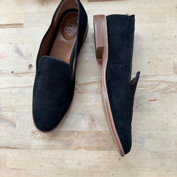 Franco Sarto Jeena black suede leather loafers size 9 - Picture 9 of 10